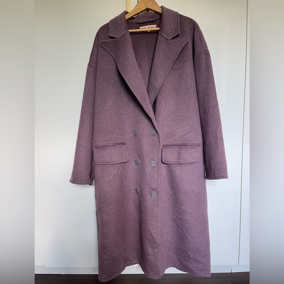 Free People Jackets & Blazers - FREE PEOPLE Adore You Wool Coat sz Large